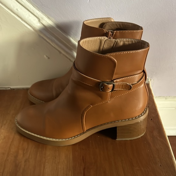 Ann Taylor Loft Riding Booties Wild Ginger Sz 9 - Picture 2 of 9